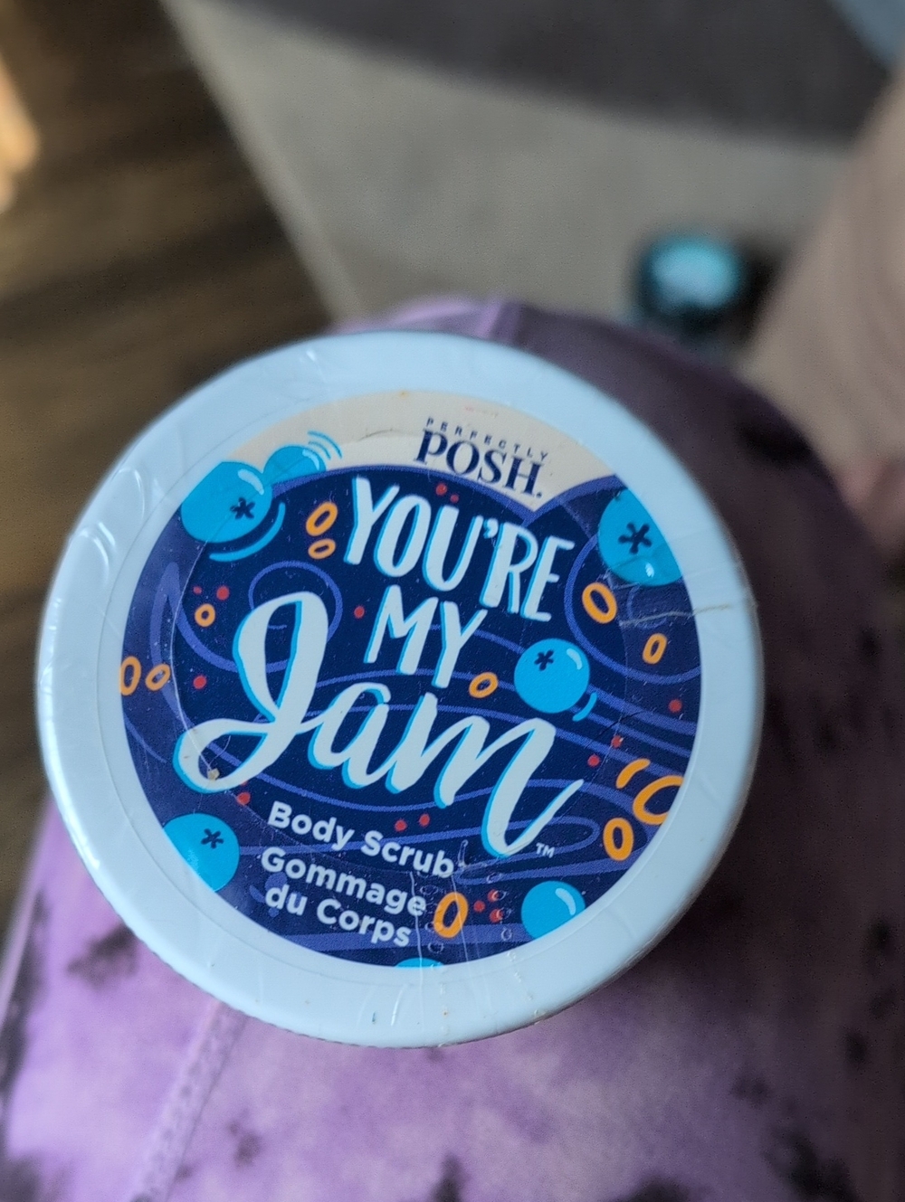 Perfectly Posh You're My Jam Body Scrub - Blue, Purple, Orange